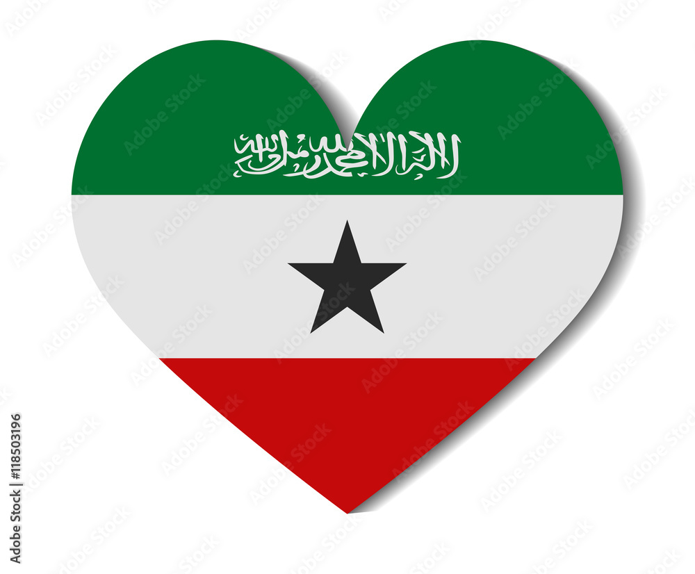 heart flag somaliland heart flag somaliland