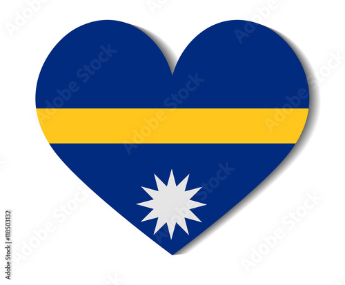 Free Download heart flag nauru - GFXLoad