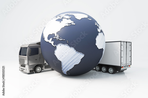 International shipping concept photo