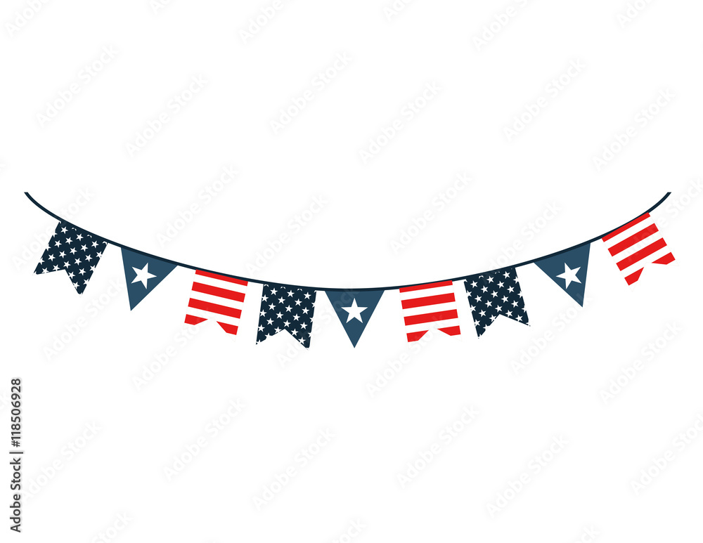 Obraz premium party celebration garlands icon