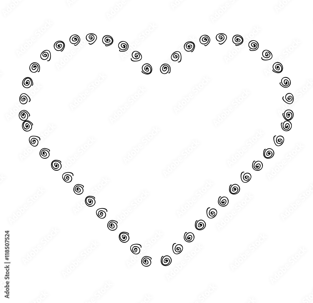 heart love romantic isolated icon