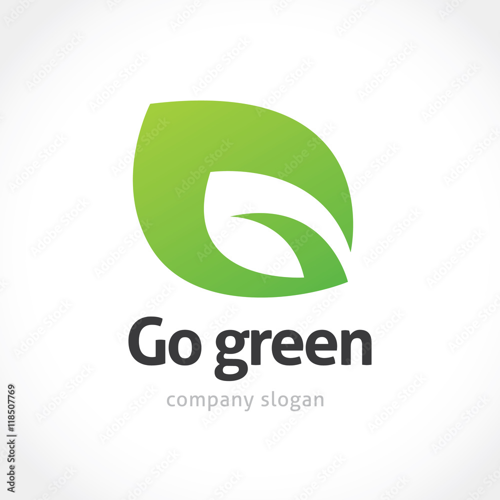 Green care logo, eco and people logo template. Green care logo, eco and people logo template.