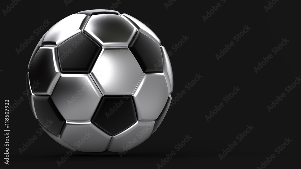 Soccer ball. 3D illustration. 3D CG. Soccer ball. 3D illustration. 3D CG.