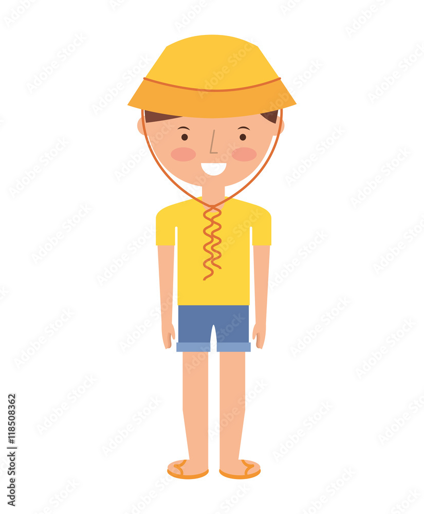 young man with summer fashion young man with summer fashion