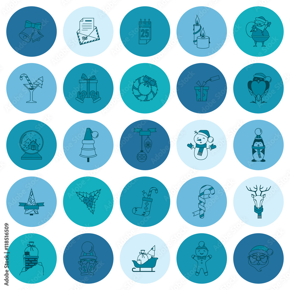 Christmas and Winter Icons Collection Christmas and Winter Icons Collection