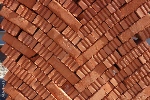 Red brick texture background