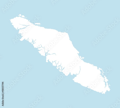 Vancouver Island map