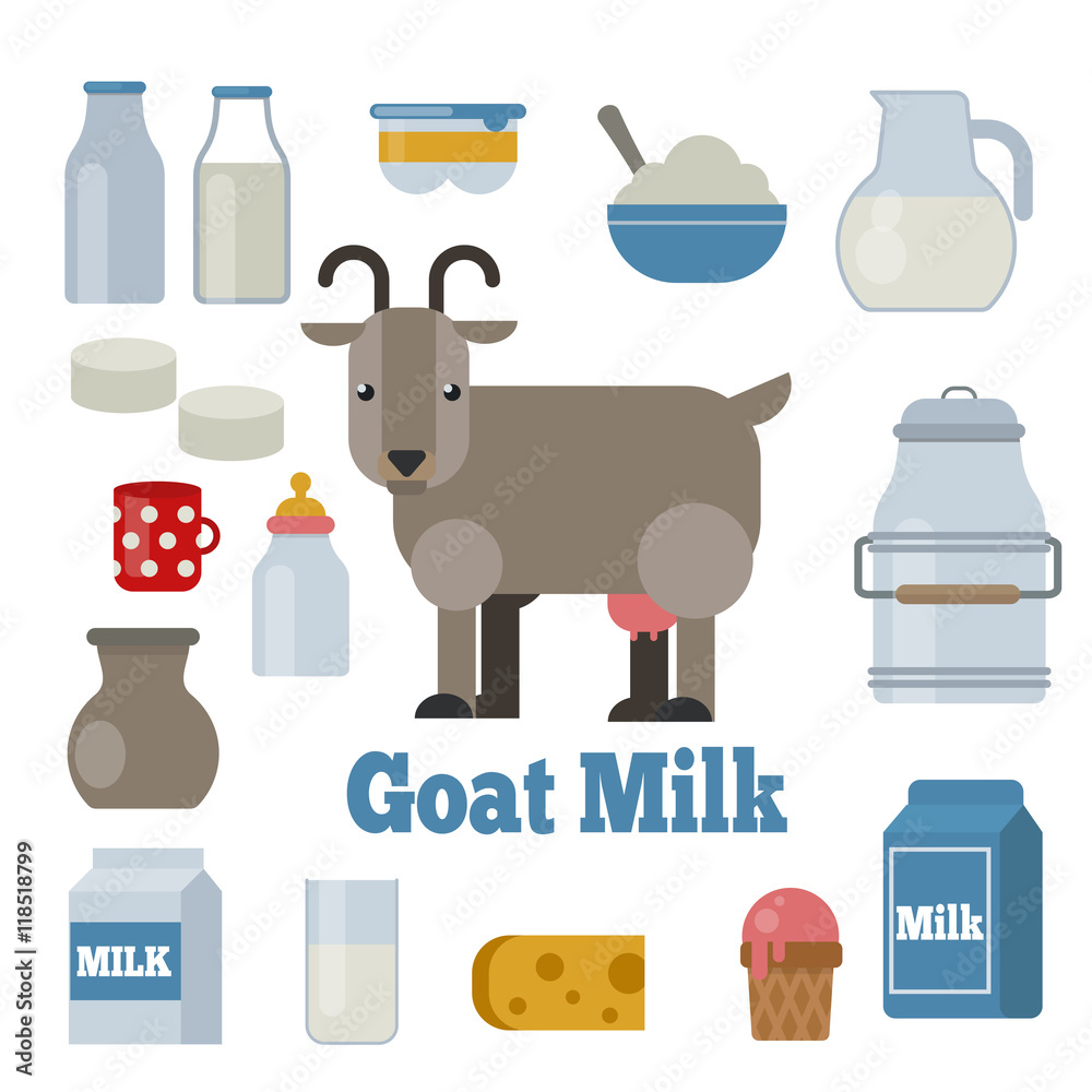 Goat sale milk products