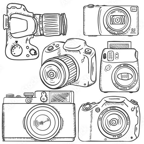 Vector Set of Sketch Cameras