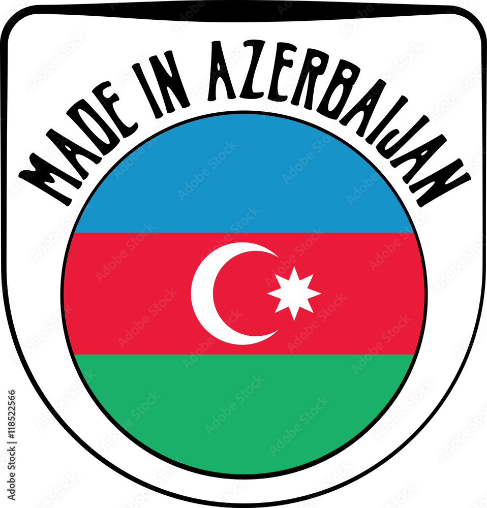 Made in Azerbaijan badge sign. Vector illustration Made in Azerbaijan badge sign. Vector illustration