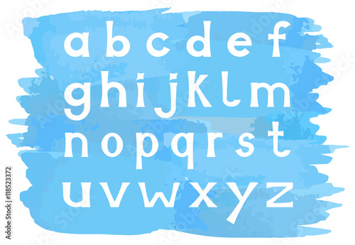 Alphabet mit Kleinbuchstaben 