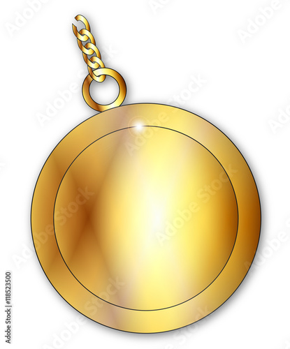 Blank Lucky Gold Charm