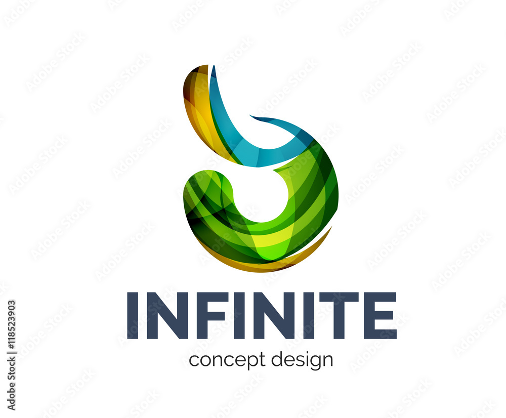 Infinite logo business branding icon Infinite logo business branding icon
