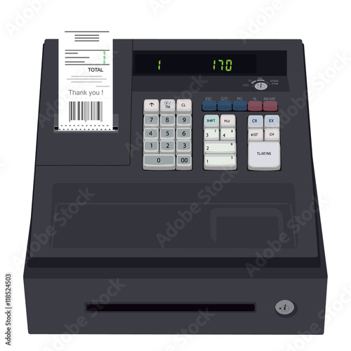 Cash register vector