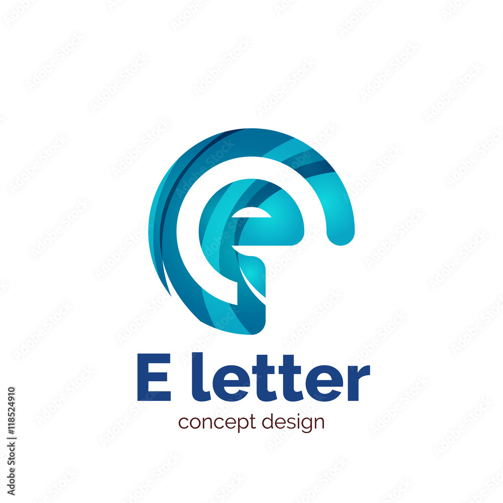 Vector letter concept logo template, abstract business icon Vector letter concept logo template, abstract business icon