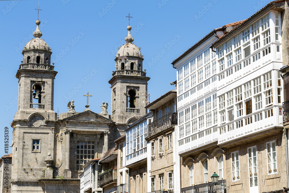 Church and convent of San Francisco. Santiago de Compostela. Gal