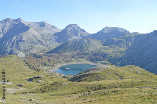 Obraz na płótnie Lac d'Allos w salonie