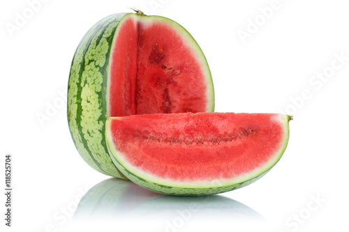 Wassermelone geschnitten Früchte Frucht Obst Sommer biologisch