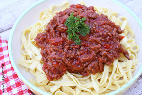 tagliatelles à la bolognaise 18082016