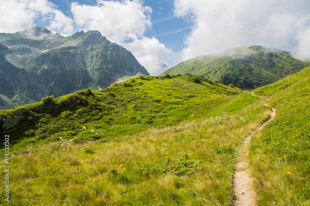 Fototapeta premium Massif de Belledonne - Le Chapotet.