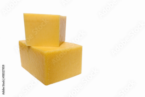 Piece Of Cheese Isolated