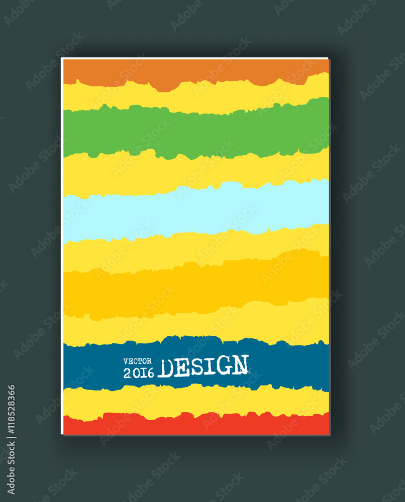 Obraz premium Abstract vector template design.