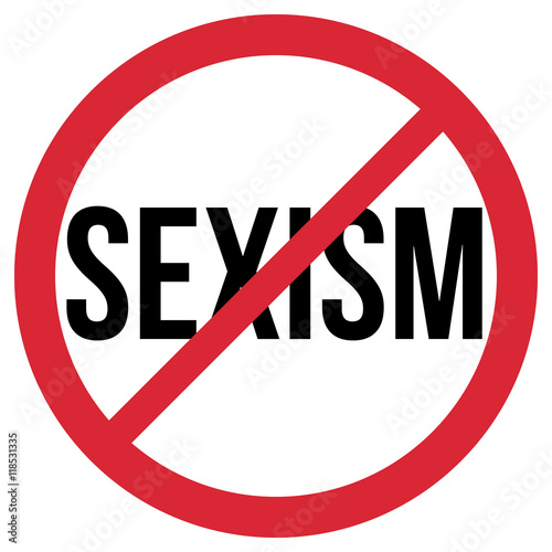 Wallpaper Mural No Sexism red and black isolated symbol Torontodigital.ca