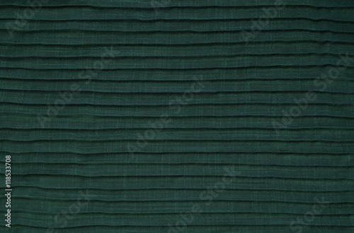 Green folded fabric
