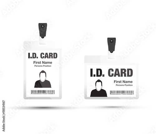 id card black