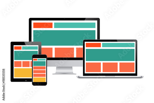 Responsive Design Concept photo