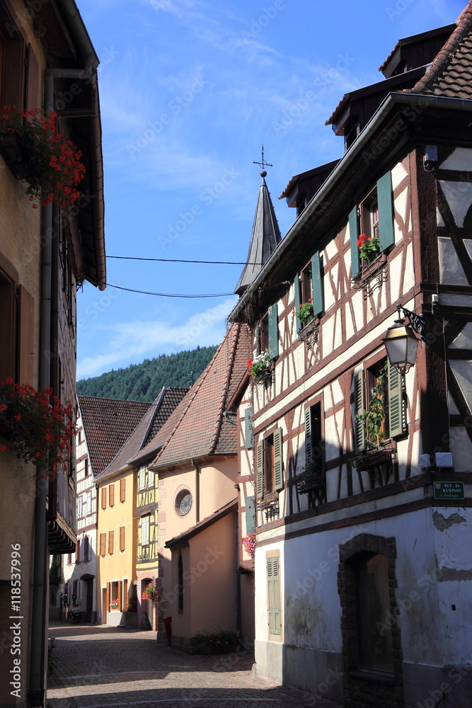Le village de Soultzbach-les-Bains en Alsace