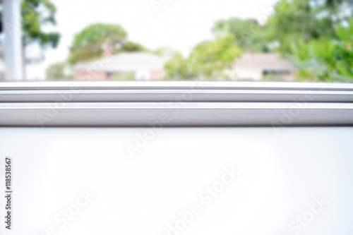 Fotografie White windowsill