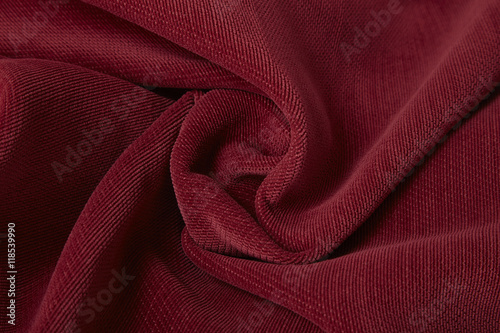 Wallpaper Mural A full page close up of a swirl of red couch upholstery fabric texture Torontodigital.ca