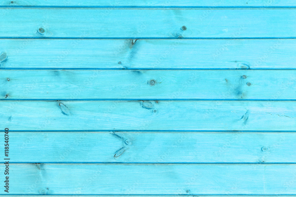 Fototapeta premium The old blue wood texture with natural patterns
