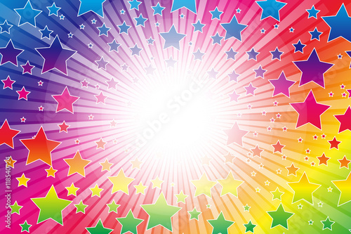 #Background #wallpaper #Vector #Illustration #design #free #free_size #charge_free #colorful #color rainbow,show business,entertainment,party,image  背景素材壁紙,スターバースト,スターマイン,ダスト,星屑,光,花火,虹色,キラキラ,輝き,レインボー