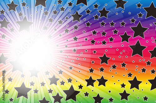 #Background #wallpaper #Vector #Illustration #design #free #free_size #charge_free #colorful #color rainbow,show business,entertainment,party,image  背景素材壁紙,スターバースト,スターマイン,ダスト,星屑,光,花火,虹色,キラキラ,輝き,レインボー