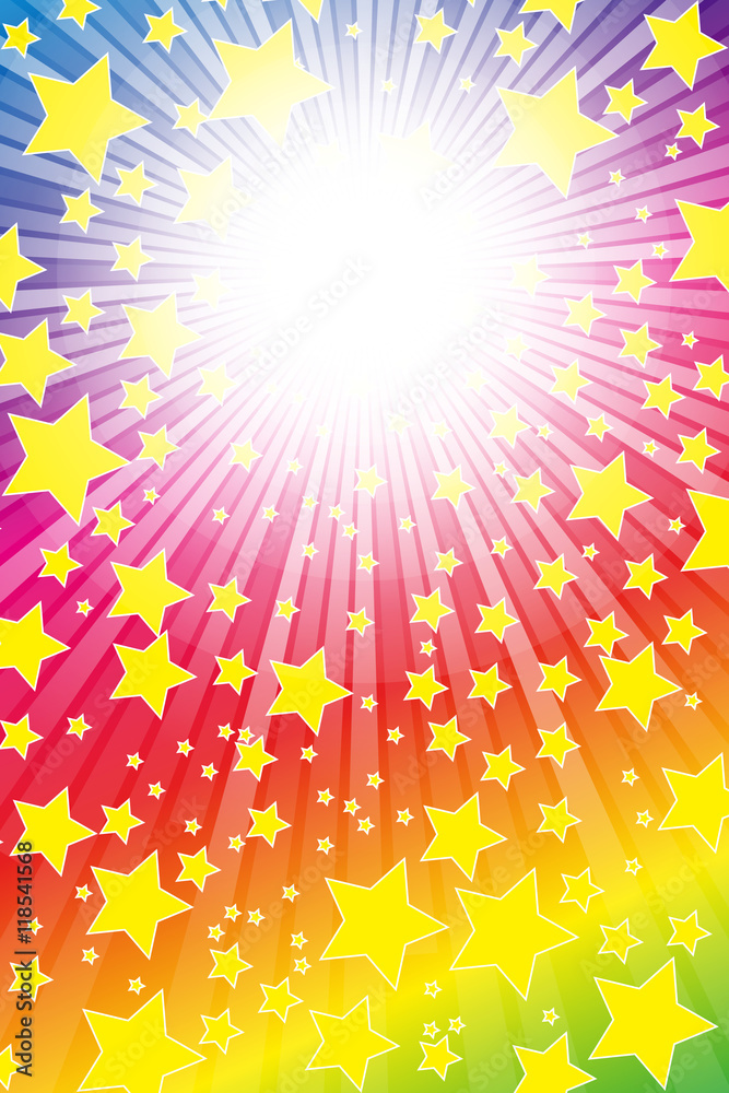 #Background #wallpaper #Vector #Illustration #design #free #free_size #charge_free #colorful #color rainbow,show business,entertainment,party,image  背景素材壁紙,スターバースト,スターマイン,ダスト,星屑,光,花火,虹色,キラキラ,輝き,レインボー