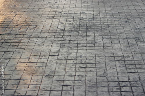 cement walkway floor