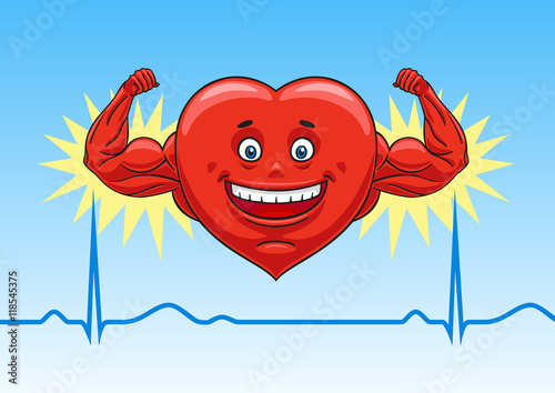 Heart in perfect condition.