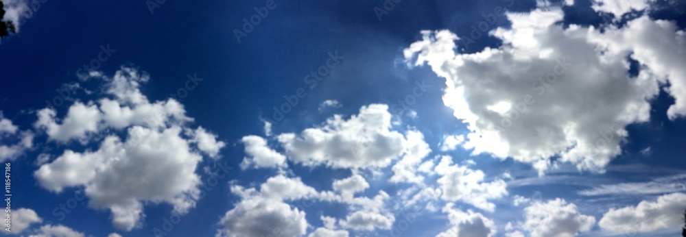 Obraz premium Panorama Wolken