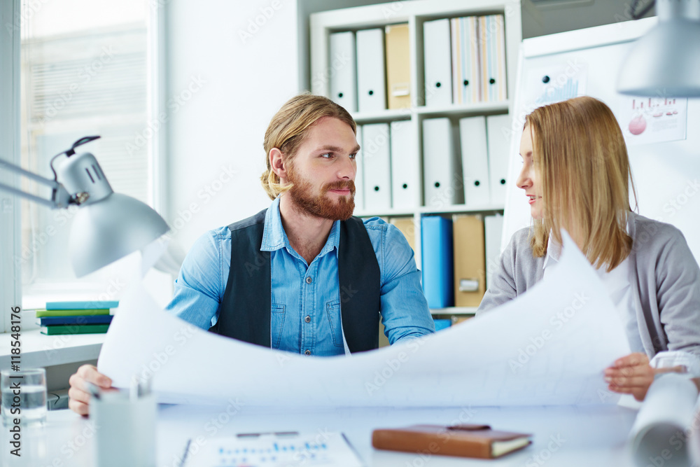 Obraz premium Working in team