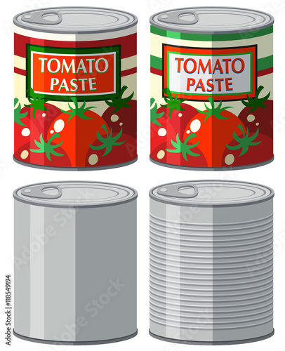 Aluminum can with and without label