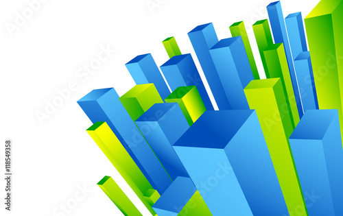 3d, forme, sfondi, palazzi, edifici