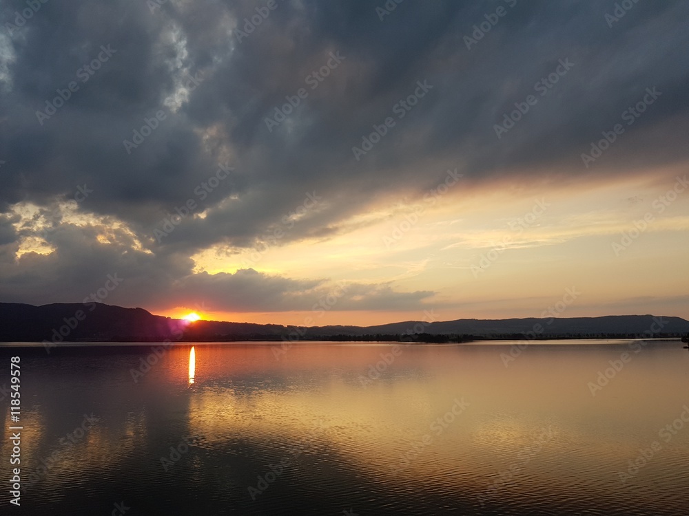 Abendsonne in Kochel am See