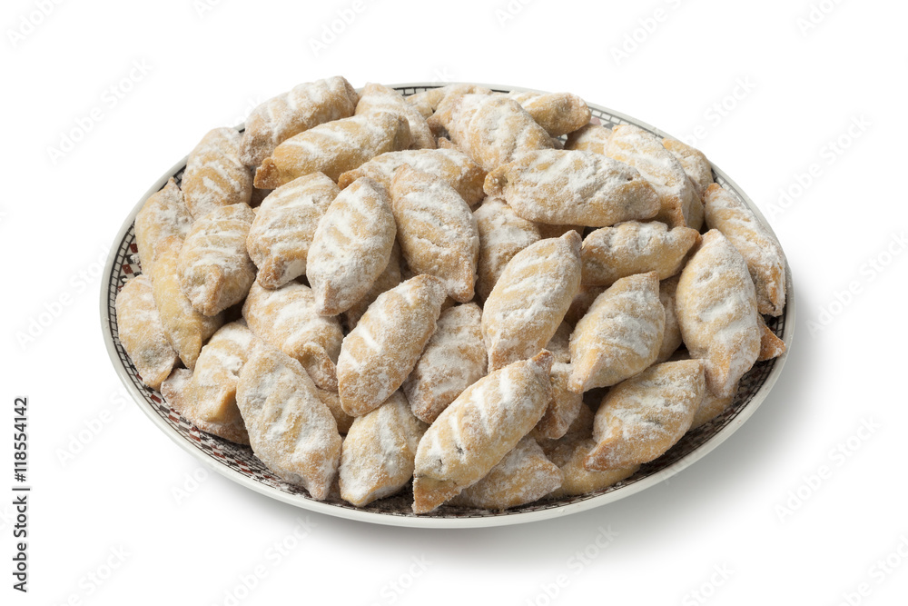 Traditional Moroccan makrout, date cookies