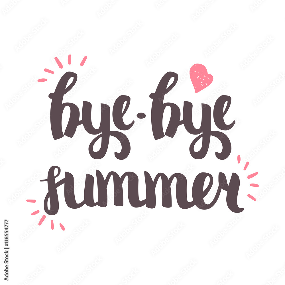 bye bye summer