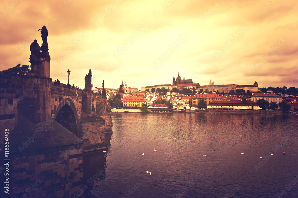 Monuments of Prague.