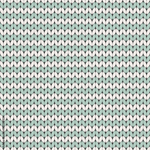 Knitted seamless pattern