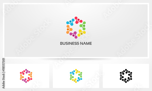 Link Connect People Teamwork Logo