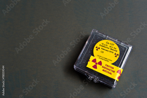 Small Cesium Radioactive photo